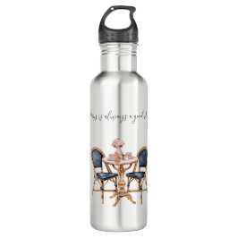 Garrafa Pink Blue Paris Table Baguettes