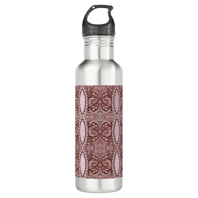 Garrafa Pink Flower Water Bottle (Frente)