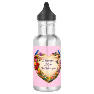 Garrafa Pink Water Bottle Christian Mother’s Day Gift