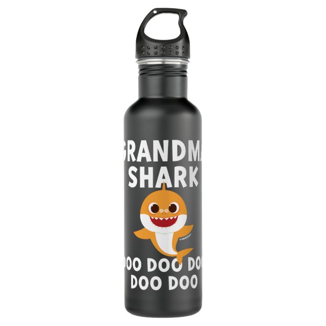 Garrafa Pinkfong Vovó Tubarão Oficial Suor (Frente)