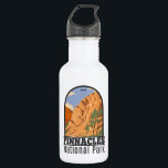 Garrafa Pinnacle National Park California Vintage<br><div class="desc">Pinnacle vetor trabalho de arte design. O parque é um parque nacional americano que protege uma área montanhosa localizada a leste do Vale de Salinas,  na Califórnia Central.</div>