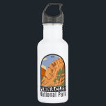 Garrafa Pinnacle National Park California Vintage<br><div class="desc">Pinnacle vetor trabalho de arte design. O parque é um parque nacional americano que protege uma área montanhosa localizada a leste do Vale de Salinas,  na Califórnia Central.</div>