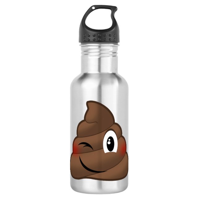 Garrafa Pisc o tombadilho Emoji (Frente)