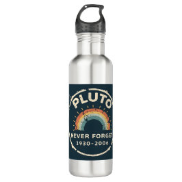 Garrafa Plutão Nunca Esqueça O Espaço Retroativo De Vintag