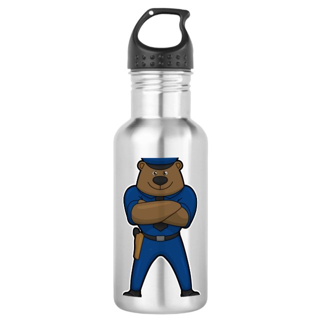 Garrafa Polícia de Bear (Frente)