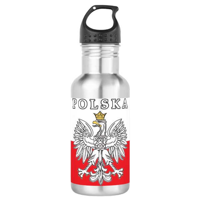 Garrafa Polska Com Águia Polonesa (Frente)