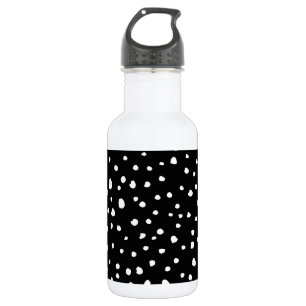 Garrafa Pontos Dalmata, Manchas Dalmadas, Preto e Branco