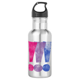 Garrafa Pontos de exclamação bissexuais do orgulho