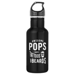 Garrafa Pop incríveis têm tatuagens e barbas