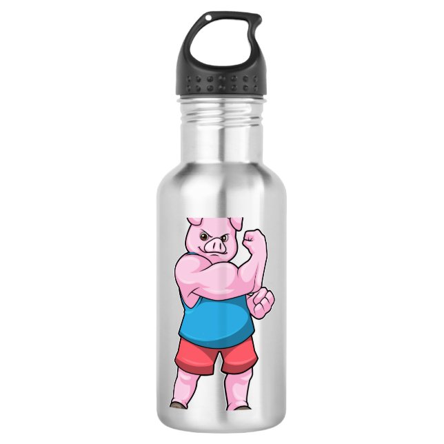 Garrafa Porco como Criador de Pormenores com braço superio (Frente)