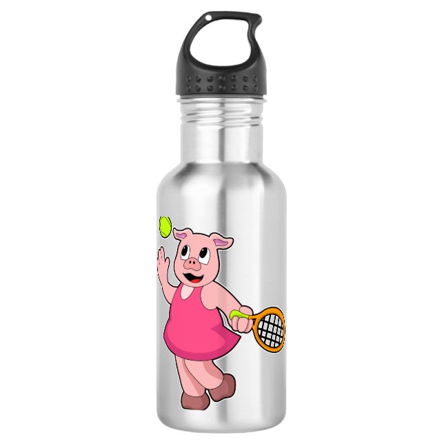 Garrafa Porco na Tênis com suporte de Tênis (Frente)