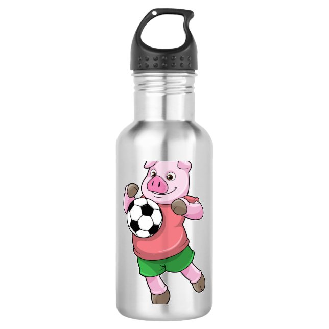 Garrafa Porco no Esporte do Futebol (Frente)