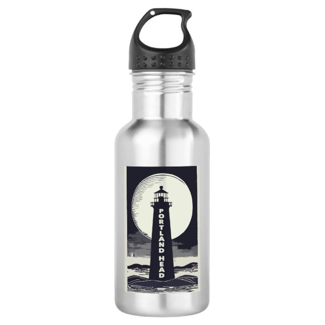 Garrafa Portland Head Maine Lighthouse Moon (Frente)