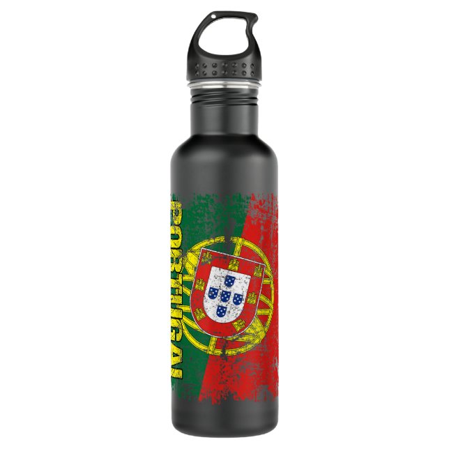 Garrafa PORTUGAL Flag Vintage (Frente)