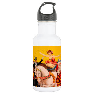 Garrafa Poster de executor do Circus Colortivo Vintage