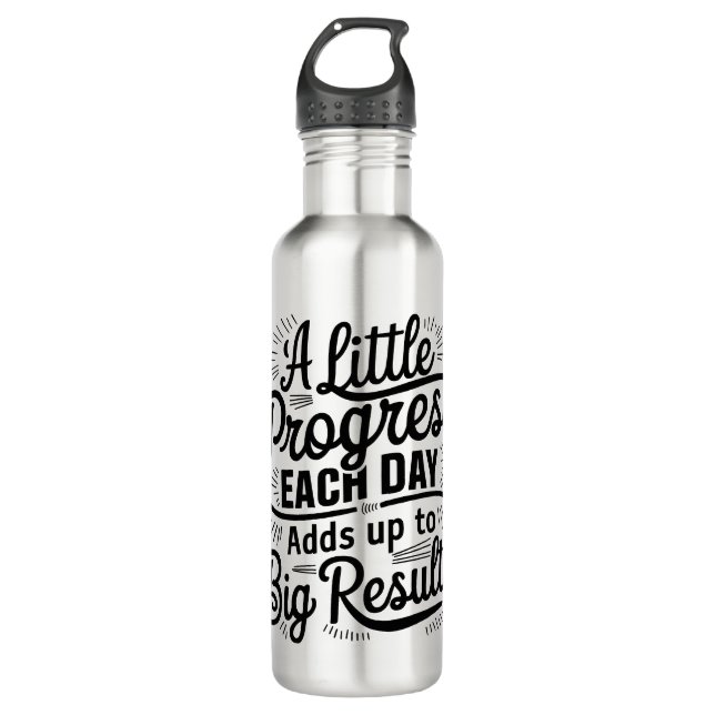 Garrafa Pouco Progresso Diário (Frente)