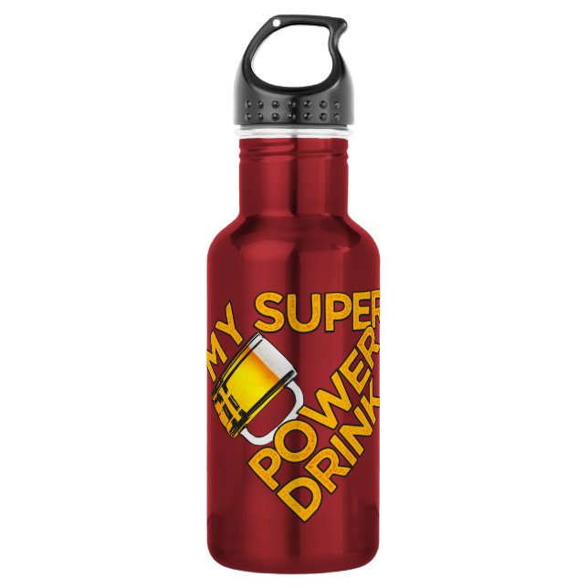 Garrafa Power Drink - escolha a cor (Frente)