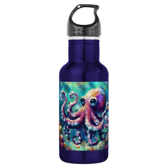 Garrafa Praia Náutica Costeira do Octopus Whimsso (Frente)