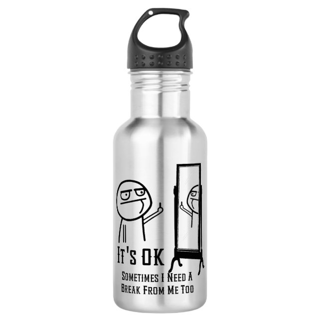 Garrafa Precisa de um espelho de quebra (Frente)