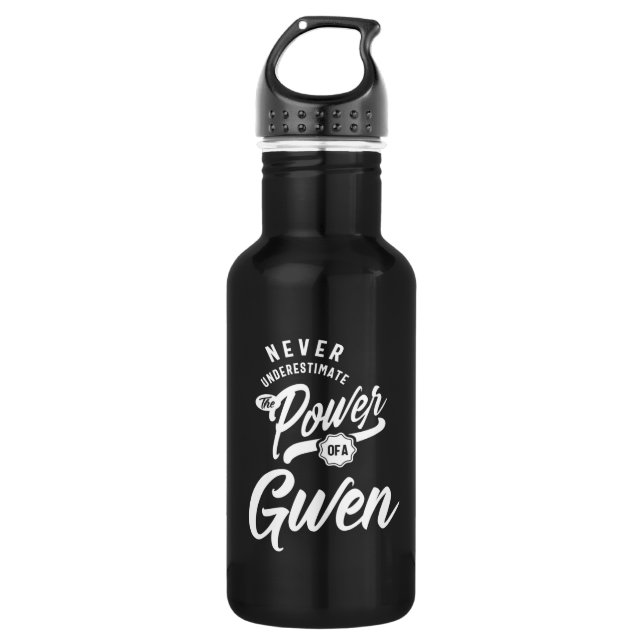 Garrafa Presente de Aniversário do Nome Personalizado Gwen (Frente)