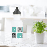 Garrafa Presente de Dia de os pais Feliz para Foto de Cola<br><div class="desc">Apresentando o presente do Dia de os pais Feliz de Foto de Colagem Moderna em um tema de cor de menta. Este presente único e personalizado foi projetado para celebrar o vínculo especial entre um pai e seus entes queridos.O presente do Dia de os pais Feliz de Foto de Colagem...</div>
