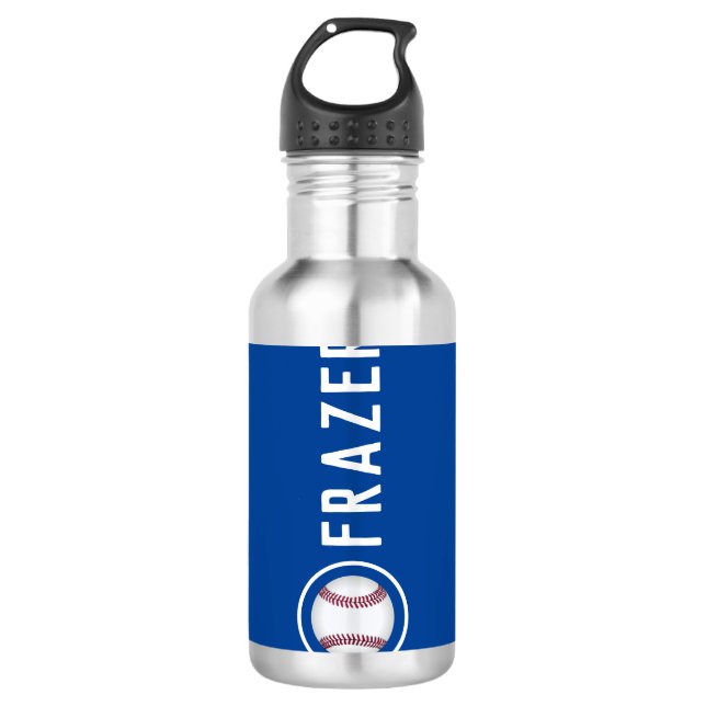 Garrafa Presente de treinador de beisebol personalizado (Frente)