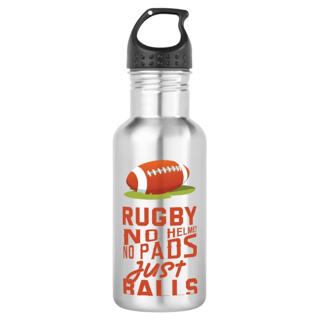 Garrafa Presente do Esporte de Rugby (Frente)