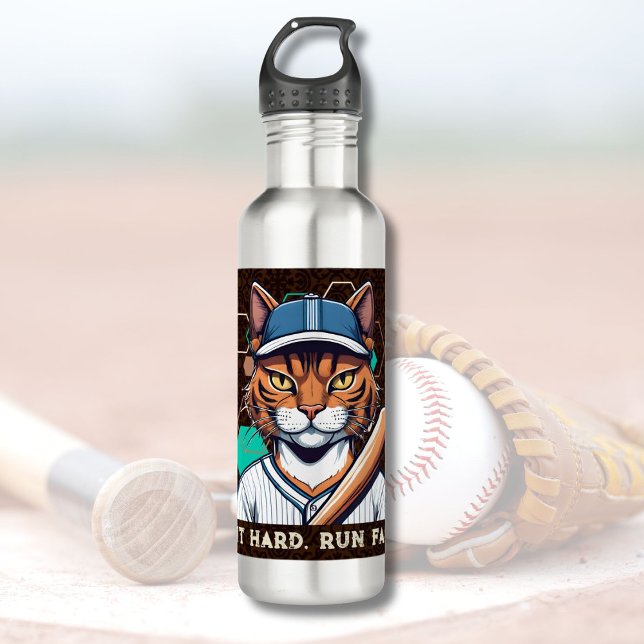 Garrafa Presentes de Gato legal para Jogadores de Beisebol (Cool Cat Gifts for Baseball Players Lovers Coaches)
