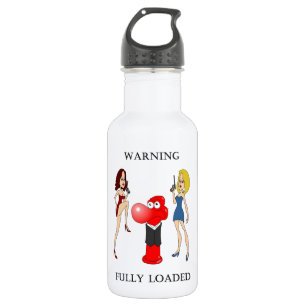 Garrafa Preservativo de Johnny carregado inteiramente