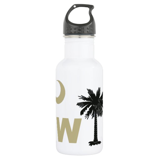 Garrafa Preto e ouro W South Carolina (Frente)