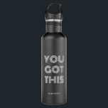 Garrafa Preto personalizado VOCÊ TEM ESTE Motivacional<br><div class="desc">Preto personalizado VOCÊ TEM ESTE Motivacional</div>
