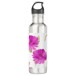 Garrafa Pretty pink Flowers Water Bottle