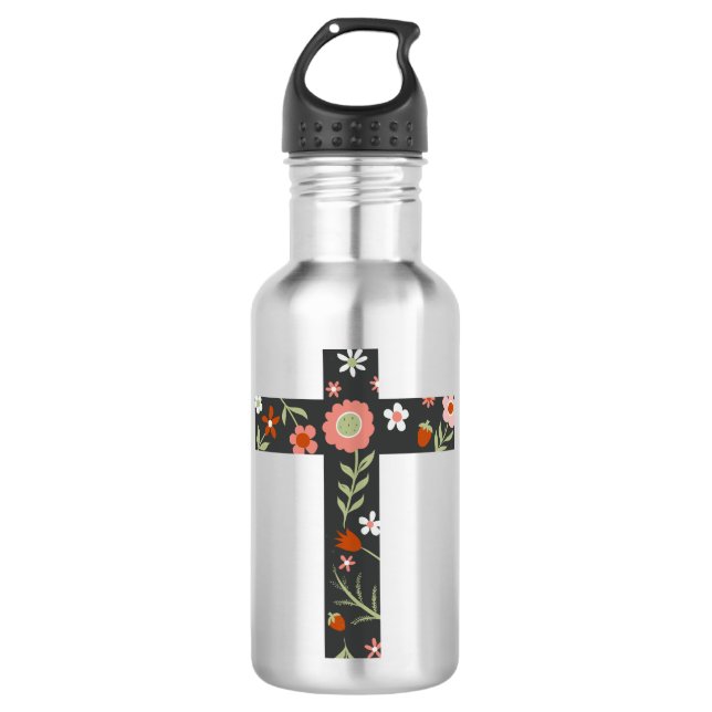 Garrafa Primavera Cross 710 Ml Frasco De Água (Frente)