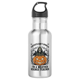 Garrafa Professor de Clima Halloween Sinistro Ceifador Abó