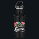 Garrafa Professor de Pré-Escola Primeiro Dia Groovy Volta<br><div class="desc">Professor de Pré-Escola Primeiro Dia Groovy Volta às Aulas</div>