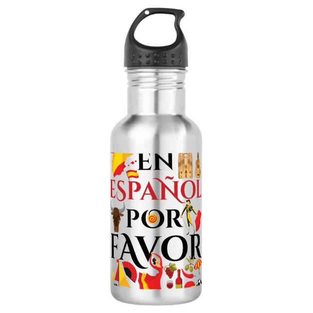 Garrafa Professor Espanol Por Favor (Frente)