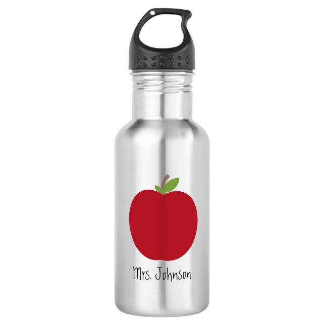 Garrafa Professor vermelho de Apple (Frente)