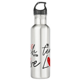 Garrafa Professora ama 100ª escola lecionando personalizad