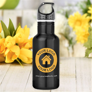 Garrafa Promocional para o site de logotipo comercial pers