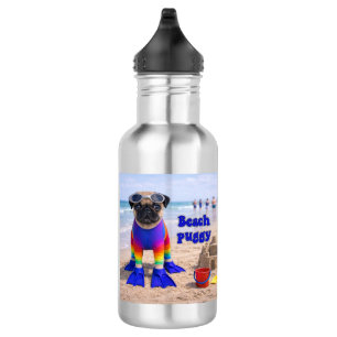 Garrafa Pug de Praia