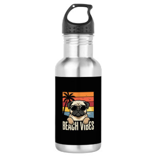 Garrafa Pug de Vibrações da Praia Pôr do Sol