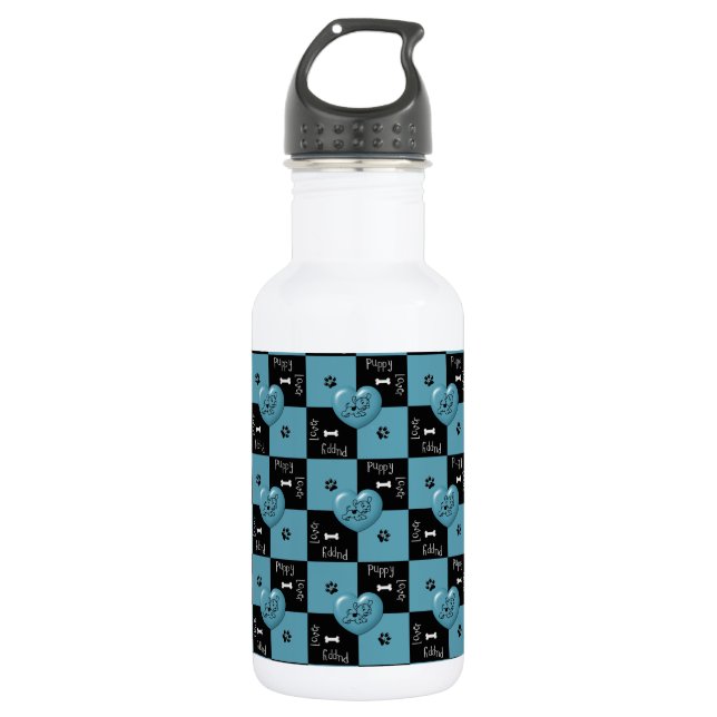 Garrafa Puppy Lover BLUE (Frente)