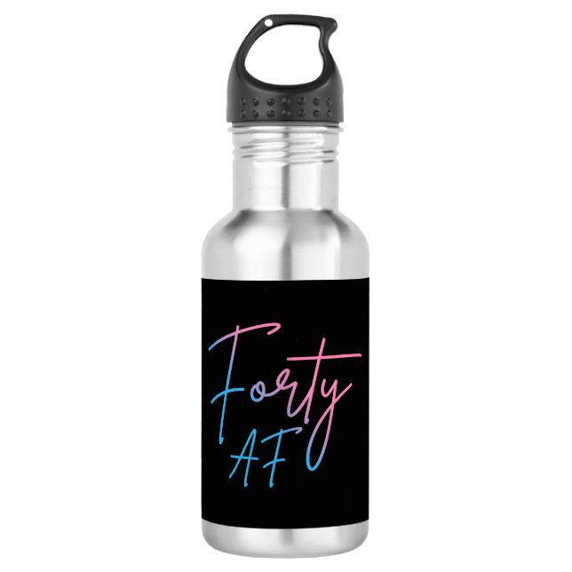 Garrafa Quarenta AF II - Presente de aniversário (Frente)