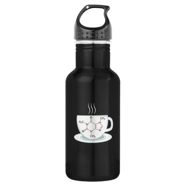Garrafa Química Caffeine Molecule (Frente)
