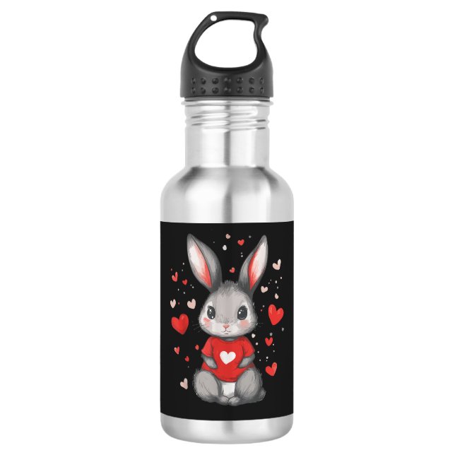Garrafa Rabbit Lover Heart Girl (Frente)