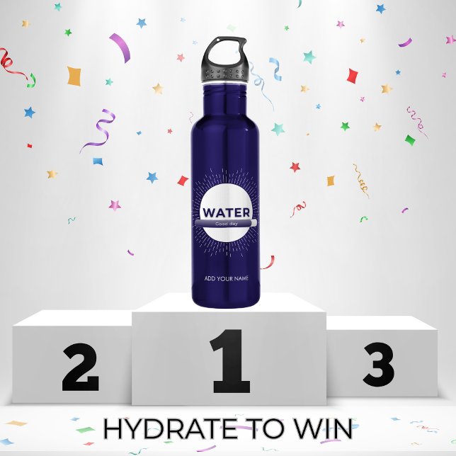 Garrafa Radiant Sun Water Quote with Good Day Bar (Criador carregado)