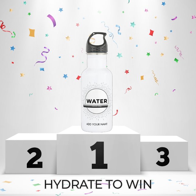 Garrafa Radiant Sun Water Quote with Good Day Bar (Criador carregado)