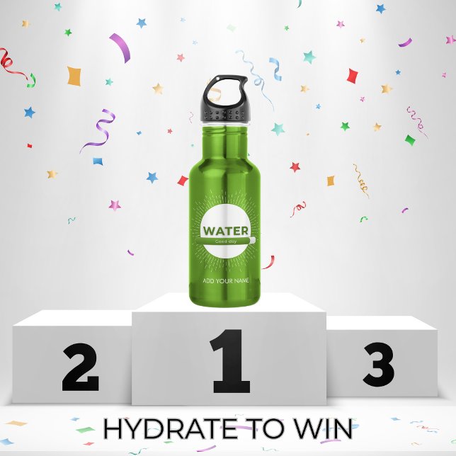 Garrafa Radiant Sun Water Quote with Good Day Bar (Criador carregado)