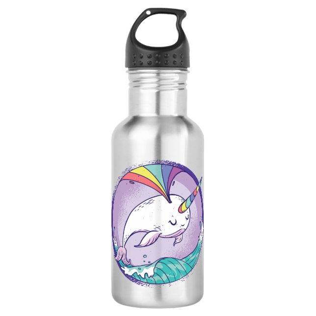 Garrafa Rainbow Narwhale (Frente)