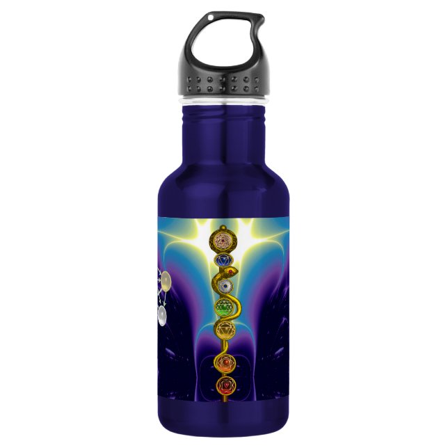 GARRAFA RAIO DE ASCLEPIUS 7 CHAKRAS,YOGA, ENERGIA ESPIRITU (Frente)